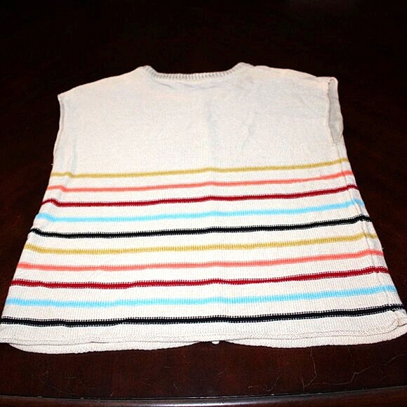Zeagoo Colorful Striped Knit Tank Top - Size S - NWOT - Picture 2 of 5